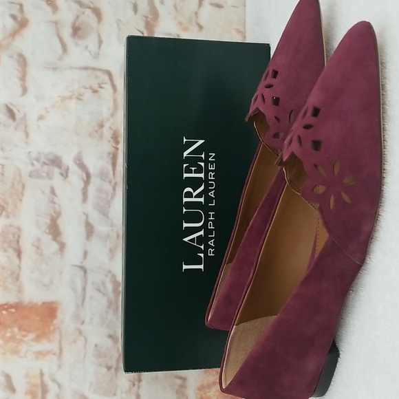 New Ralph Lauren Allayana Flats - Picture 1 of 9